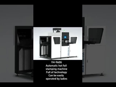 Автоматическая горячая пленка штамповщик печати косметическая упаковочная коробка