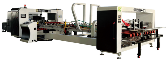 Картон коробки машины Gluer папки длины 2600mm рифленый делая машину