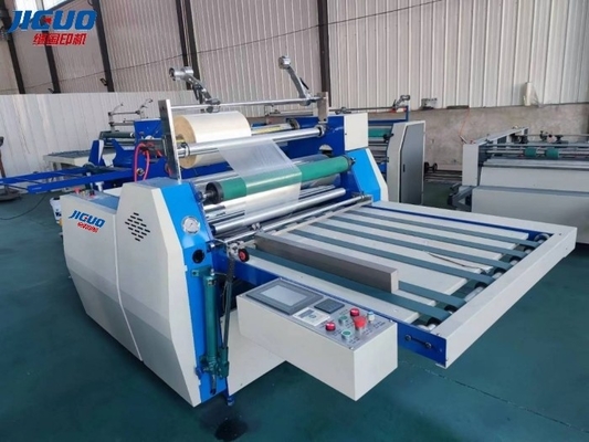 Купить Ламинатор каннелюры JIGUO FMZ-920 Semi автоматический Pre покрывая машину для производства бумажных ламинатов online manufacture