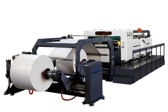 Купить JIGUO  ZWC-1400-2 Paper Sheeter Cutter Machine，Reference weight of cutting paper：50-500g/m2，Maximum cutting meter speed：300m/min online manufacture